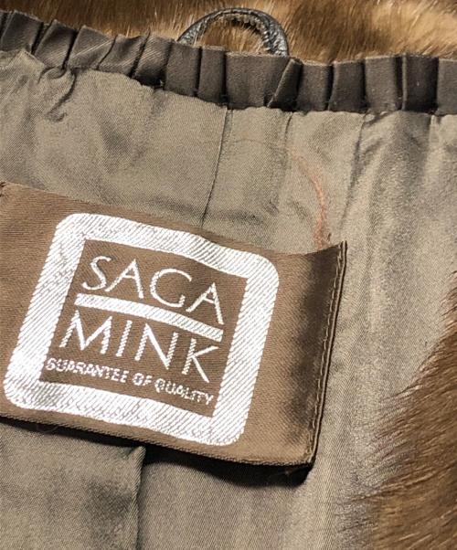 SAGA MINK（サガミンク）SAGA MINK (サガミンク) ミンクファージャケット ベージュ サイズ:11の古着・服飾アイテム