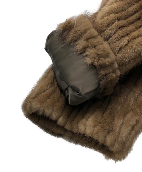 SAGA MINK（サガミンク）SAGA MINK (サガミンク) ミンクファージャケット ベージュ サイズ:11の古着・服飾アイテム