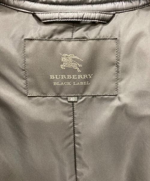 BURBERRY BLACK LABEL（バーバリーブラックレーベル）BURBERRY BLACK LABEL (バーバリーブラックレーベル) ダウントレンチコート ブラック サイズ:Lの古着・服飾アイテム