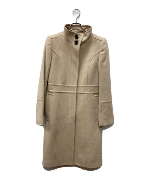 BURBERRY BLACK LABEL（バーバリーブラックレーベル）BURBERRY BLACK LABEL (バーバリーブラックレーベル) ウールスタンドカラーコート ベージュ サイズ:Lの古着・服飾アイテム