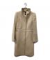 BURBERRY BLACK LABEL（バーバリーブラックレーベル）の古着「ウールスタンドカラーコート」｜ベージュ