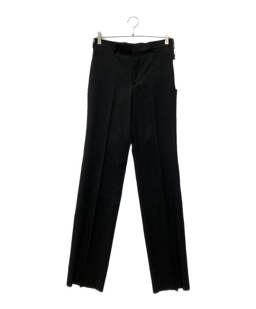 JOHN LAWRENCE SULLIVAN（ジョン ローレンス サリバン）JOHN LAWRENCE SULLIVAN (ジョン ローレンス サリバン) WOOL STRAIGHT TROUSERS ブラック サイズ:44 未使用品の古着・服飾アイテム