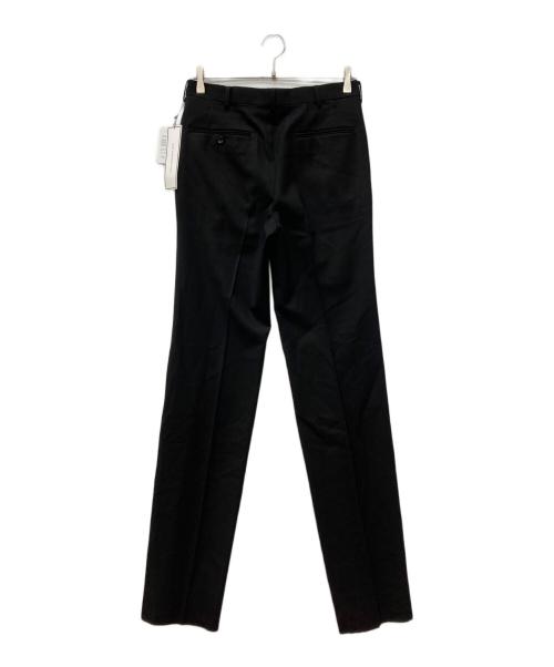 JOHN LAWRENCE SULLIVAN（ジョン ローレンス サリバン）JOHN LAWRENCE SULLIVAN (ジョン ローレンス サリバン) WOOL STRAIGHT TROUSERS ブラック サイズ:44 未使用品の古着・服飾アイテム