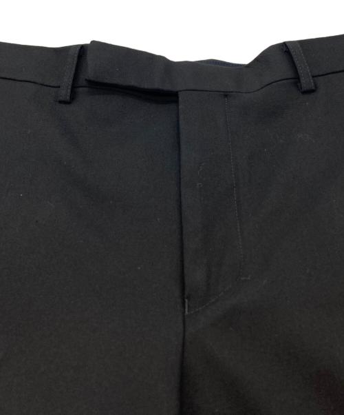 JOHN LAWRENCE SULLIVAN（ジョン ローレンス サリバン）JOHN LAWRENCE SULLIVAN (ジョン ローレンス サリバン) WOOL STRAIGHT TROUSERS ブラック サイズ:44 未使用品の古着・服飾アイテム