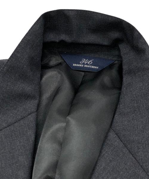 346 BROOKS BROTHERS（346 ブルックスブラザーズ）346 BROOKS BROTHERS (346 ブルックスブラザーズ) 2Bセットアップスーツ グレー サイズ:37の古着・服飾アイテム