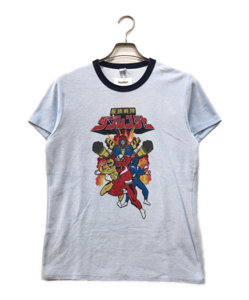 doublet（ダブレット）doublet (ダブレット) ANIME CHARACTER VELOUR T-SHIRT ブルー サイズ:Mの古着・服飾アイテム