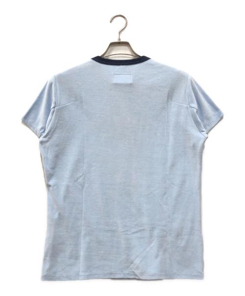 doublet（ダブレット）doublet (ダブレット) ANIME CHARACTER VELOUR T-SHIRT ブルー サイズ:Mの古着・服飾アイテム