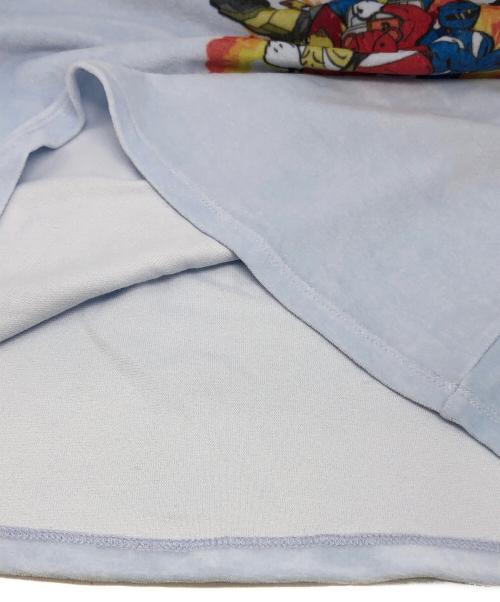 doublet（ダブレット）doublet (ダブレット) ANIME CHARACTER VELOUR T-SHIRT ブルー サイズ:Mの古着・服飾アイテム