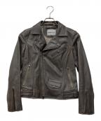 AVIREXアヴィレックス）の古着「ダブルライダースジャケット」｜ブラウン