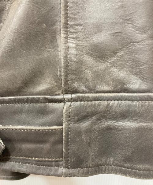 AVIREX（アヴィレックス）AVIREX (アヴィレックス) ダブルライダースジャケット ブラウン サイズ:Mの古着・服飾アイテム