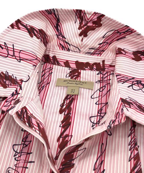 BURBERRY（バーバリー）BURBERRY (バーバリー) シャツワンピース ピンク サイズ:US4の古着・服飾アイテム