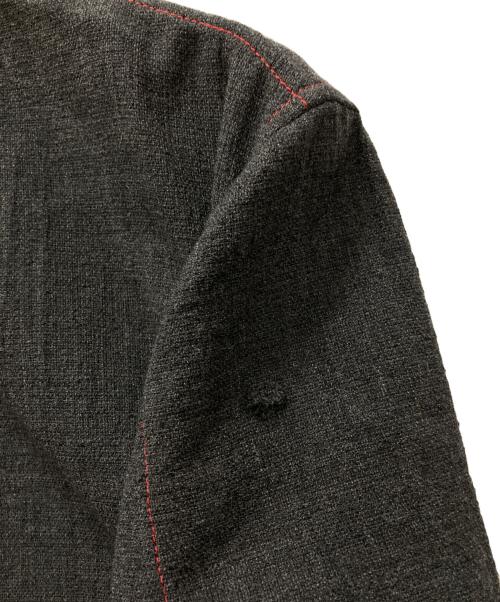 COMME des GARCONS HOMME（コムデギャルソン オム）COMME des GARCONS HOMME (コムデギャルソン オム) ステッチテーラードジャケット グレー サイズ:Lの古着・服飾アイテム