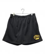 stussyステューシー）の古着「ARCH MESH SHORT」｜ブラック