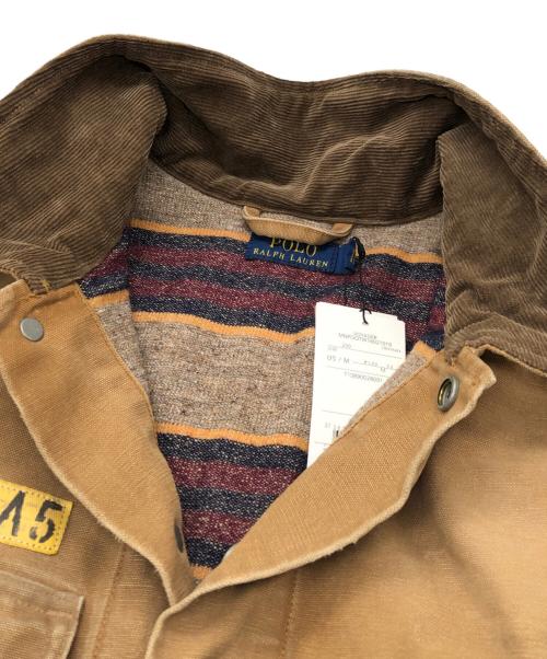 POLO RALPH LAUREN（ポロ・ラルフローレン）POLO RALPH LAUREN (ポロ・ラルフローレン) ダックブランケット地カバーオール ベージュ サイズ:M 未使用品の古着・服飾アイテム