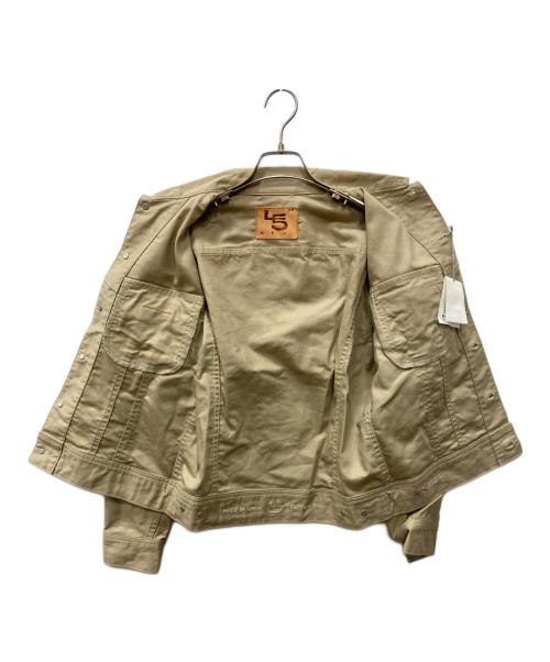 45rpm（45アールピーエム）45rpm (45アールピーエム) おこめサテンの908Gジャン ベージュ サイズ:2の古着・服飾アイテム