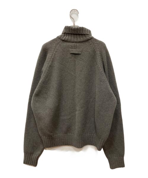 stein（シュタイン）stein (シュタイン) EX FINE LAMBS LOOSEHIGHNECKKNIT グレー サイズ:Sの古着・服飾アイテム
