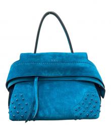 TOD'S（トッズ）の古着「ウェーブスエードバック」｜ブルー