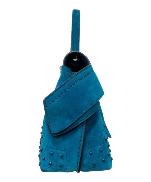 TOD'S（トッズ）TOD'S (トッズ) ウェーブスエードバック ブルーの古着・服飾アイテム