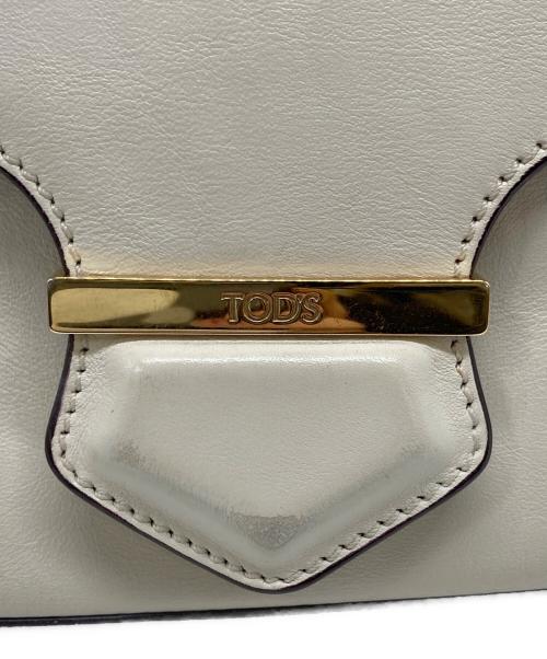 TOD'S（トッズ）TOD'S (トッズ) 2WAYショルダーバッグ ホワイトの古着・服飾アイテム