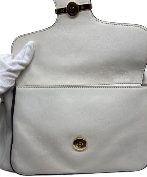 TOD'S（トッズ）TOD'S (トッズ) 2WAYショルダーバッグ ホワイトの古着・服飾アイテム