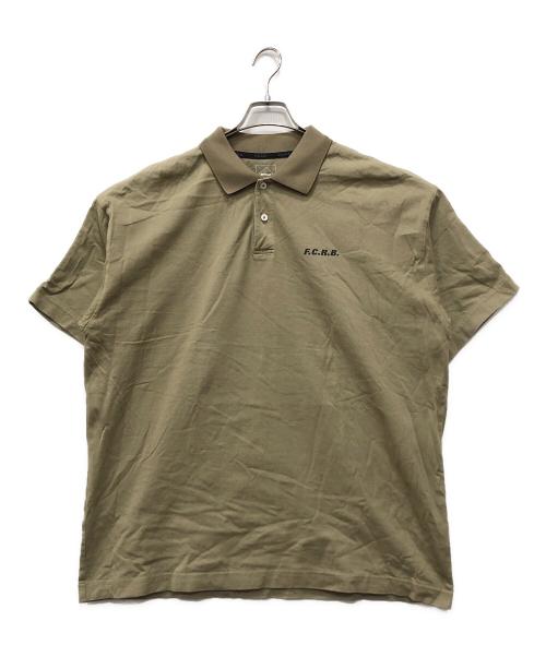 F.C.R.B.（エフシーレアルブリストル）F.C.R.B. (エフシーレアルブリストル) BIG LOGO WIDE POLO グリーン サイズ:XLの古着・服飾アイテム
