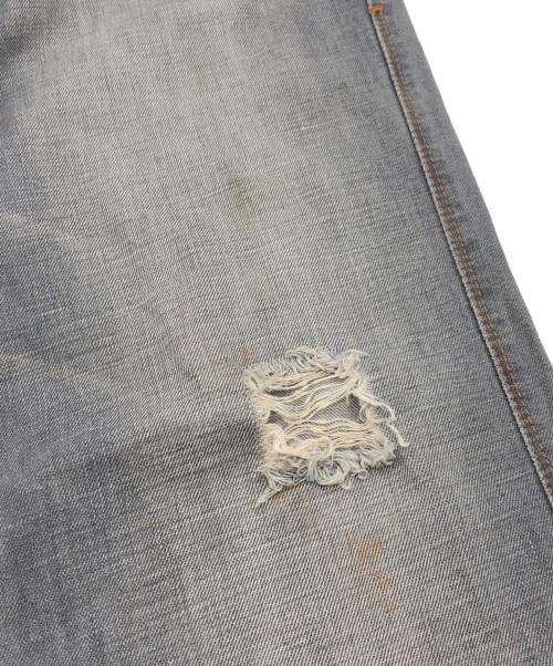 DOLCE & GABBANA（ドルチェ＆ガッバーナ）DOLCE & GABBANA (ドルチェ＆ガッバーナ) ダメージデニムパンツ グレー サイズ:33の古着・服飾アイテム