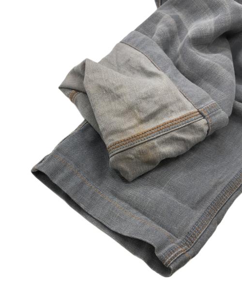 DOLCE & GABBANA（ドルチェ＆ガッバーナ）DOLCE & GABBANA (ドルチェ＆ガッバーナ) ダメージデニムパンツ グレー サイズ:33の古着・服飾アイテム