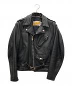 Schottショット）の古着「613 ワンスターライダースジャケット」｜ブラック
