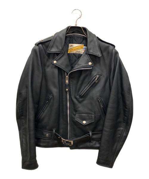 Schott（ショット）Schott (ショット) 613 ワンスターライダースジャケット ブラック サイズ:34の古着・服飾アイテム