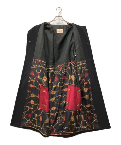 HERNO（ヘルノ）HERNO (ヘルノ) シルクカシミヤ混ウールコート ブラック サイズ:42の古着・服飾アイテム
