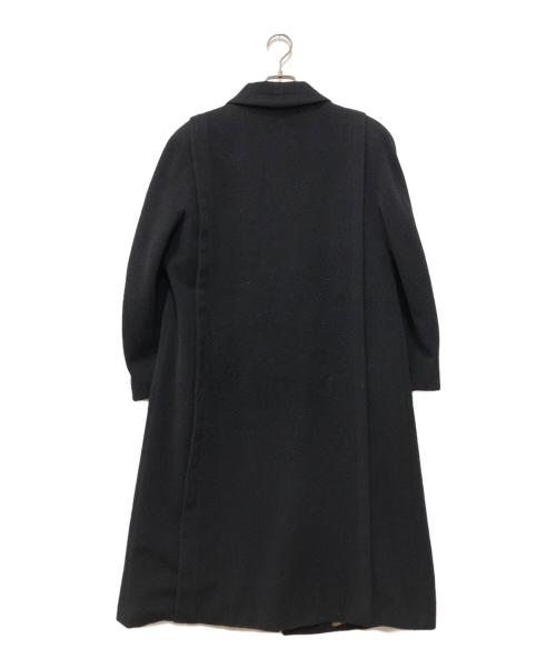 HERNO（ヘルノ）HERNO (ヘルノ) シルクカシミヤ混ウールコート ブラック サイズ:42の古着・服飾アイテム