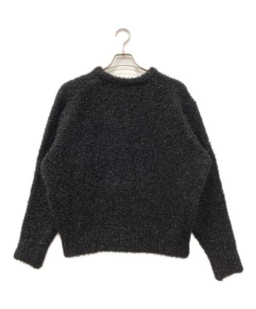 ssstein（シュタイン）ssstein (シュタイン) GLITTER FUR KNIT CREW NECK LS ブラック サイズ:Sの古着・服飾アイテム