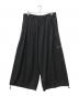 s'yte（サイト）の古着「WASHER FINISHED WOOL GABARDINE BALLOON PANTS WITH ZIPPER POCKETS」｜ブラック
