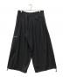 s'yte (サイト) WASHER FINISHED WOOL GABARDINE BALLOON PANTS WITH ZIPPER POCKETS ブラック サイズ:3：23000円