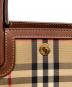 中古・古着 BURBERRY (バーバリー) TITLE MINI ヴィンテージチェック 2WAYハンドバッグ ブラウン：80000円