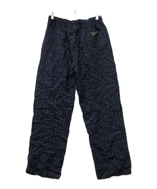 stussy（ステューシー）stussy (ステューシー) Beach Pant Wrinkled Stripe ネイビー サイズ:Sの古着・服飾アイテム