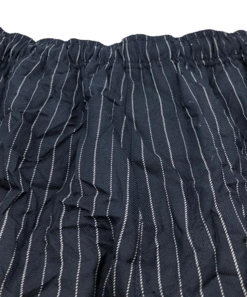 stussy（ステューシー）stussy (ステューシー) Beach Pant Wrinkled Stripe ネイビー サイズ:Sの古着・服飾アイテム