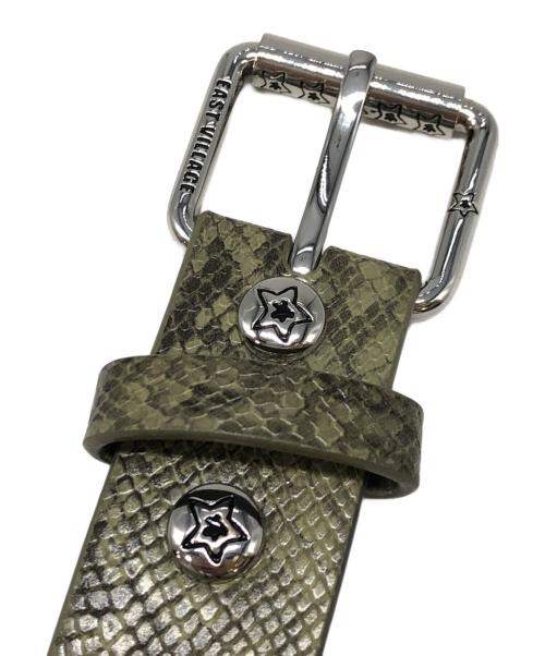 starteam（スターチーム）starteam (スターチーム) スタッズベルト グリーン サイズ:下記参照の古着・服飾アイテム