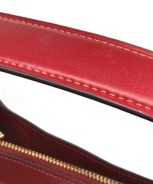 COACH（コーチ）COACH (コーチ) シグネチャーワンショルダーバッグ ブラウン×レッド サイズ:下記参照の古着・服飾アイテム