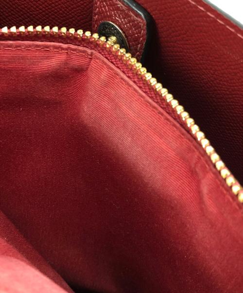 COACH（コーチ）COACH (コーチ) シグネチャーワンショルダーバッグ ブラウン×レッド サイズ:下記参照の古着・服飾アイテム