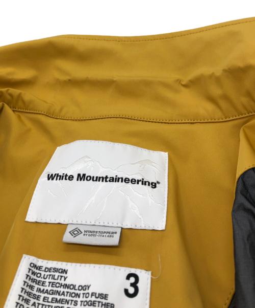 WHITE MOUNTAINEERING（ホワイトマウンテ二アニング）WHITE MOUNTAINEERING (ホワイトマウンテ二アニング) ウィンドストッパー コーチジャケット イエロー サイズ:3の古着・服飾アイテム