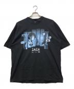 AFTR DRKアフターダーク）の古着「Lain プリントTシャツ」｜ブラック