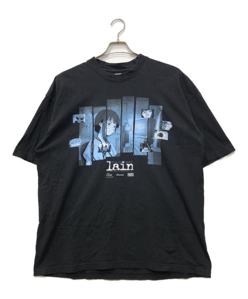 AFTR DRK（アフターダーク）AFTR DRK (アフターダーク) Lain プリントTシャツ ブラック サイズ:XLの古着・服飾アイテム
