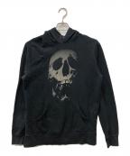 Hysteric Glamourヒステリックグラマー）の古着「スカルベリーパーカー」｜ブラック