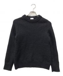 Saint Laurent Paris（サンローランパリ）の古着「モヘア混長袖ニット」｜ブラック