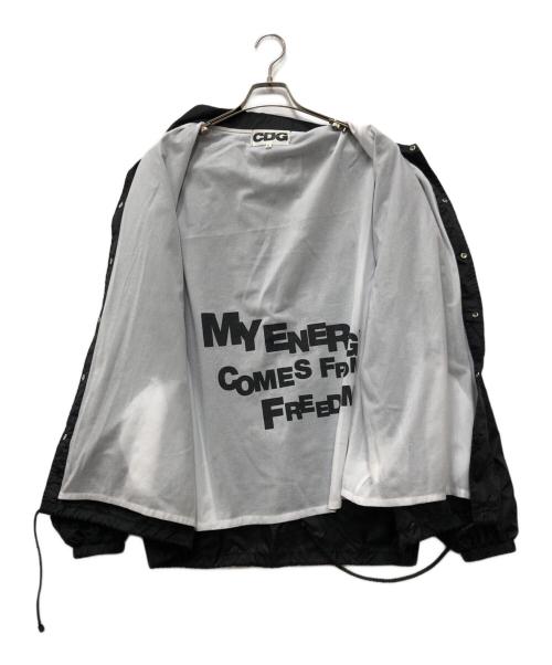 CDG（シーディージー）CDG (シーディージー) ナイロンジャケット ブラック サイズ:XLの古着・服飾アイテム