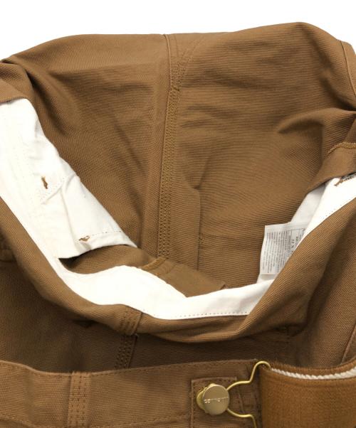 CarHartt（カーハート）CarHartt (カーハート) BIBダック地オーバーオール ベージュ サイズ:W32の古着・服飾アイテム