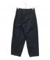 JIL SANDER (ジルサンダー) タックパンツ ネイビー サイズ:34：10000円