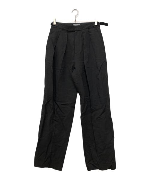 MARGARET HOWELL（マーガレットハウエル）MARGARET HOWELL (マーガレットハウエル) リネン トラウザー パンツ ブラック サイズ:3の古着・服飾アイテム