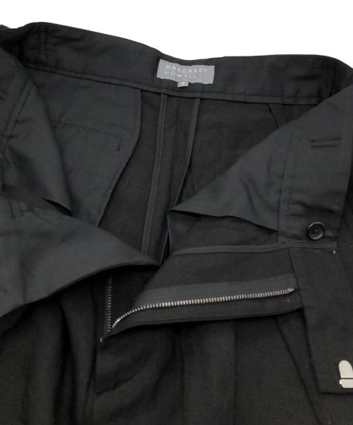 MARGARET HOWELL（マーガレットハウエル）MARGARET HOWELL (マーガレットハウエル) リネン トラウザー パンツ ブラック サイズ:3の古着・服飾アイテム